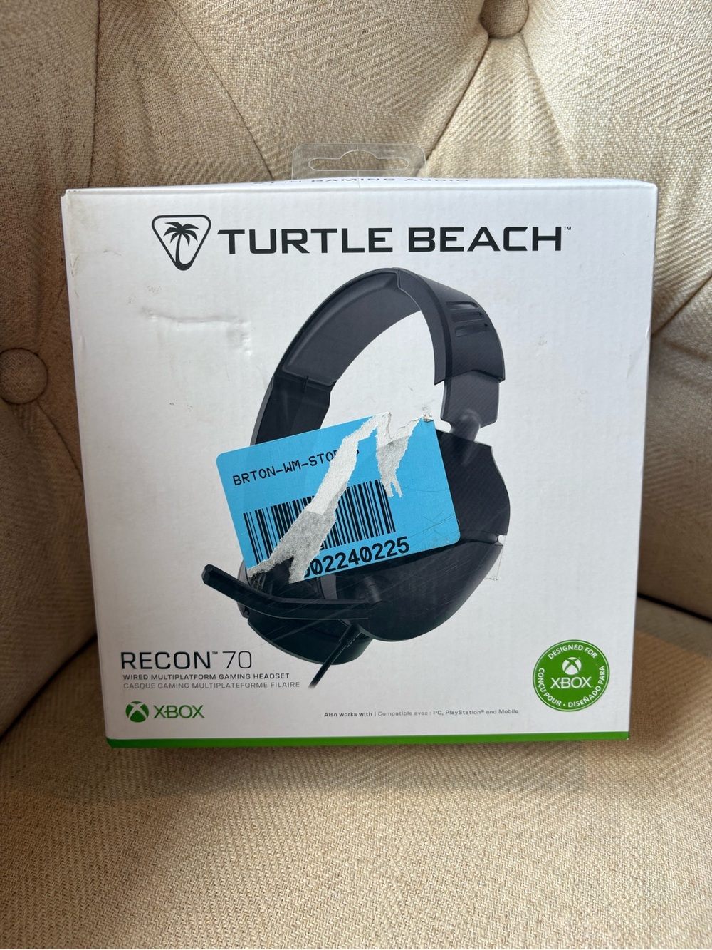 Turtle Beach Recon 70 Wired Gaming Headset — Black
